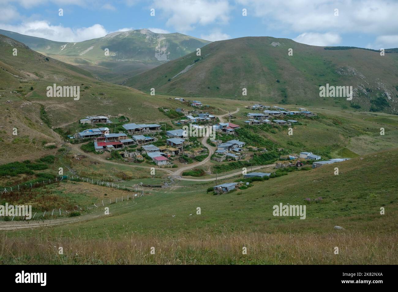 A village in the district of Posof in Ardahan province Stock Photo