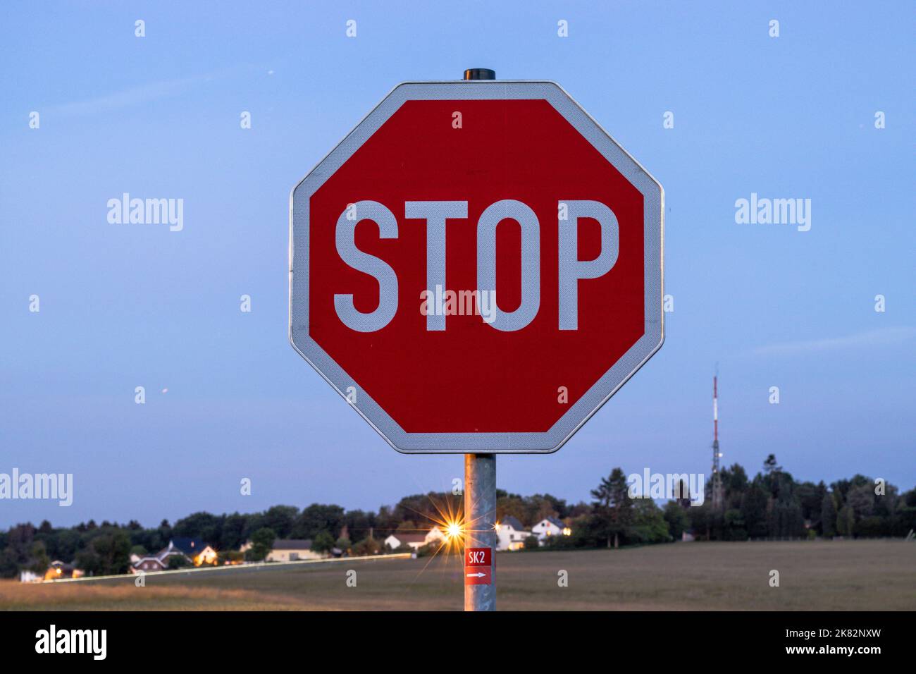 Stopschild aus Deutschland Stock Photo Alamy