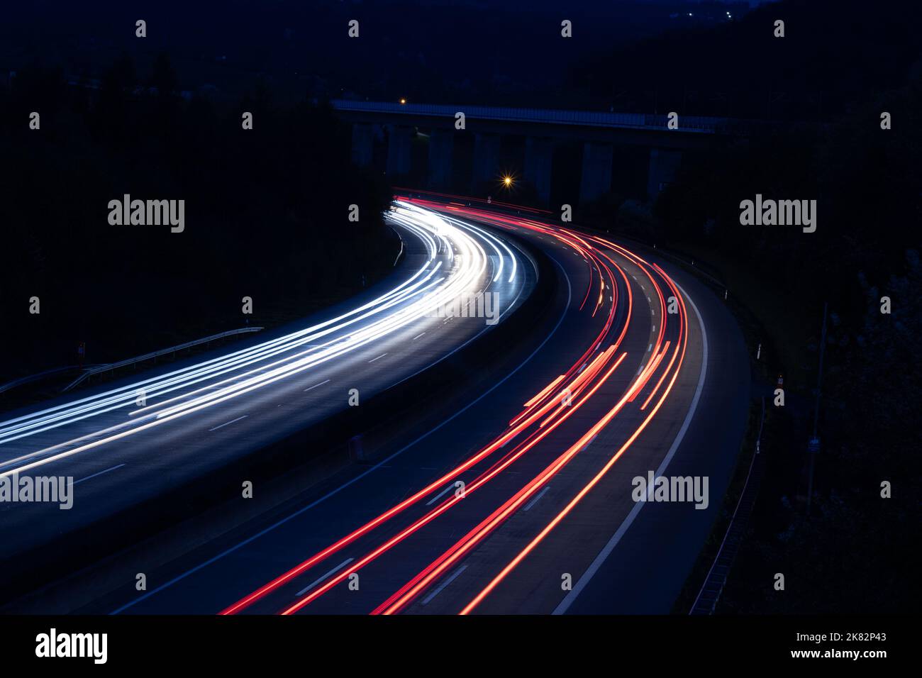 The a1 motorway at night hi-res stock photography and images - Alamy