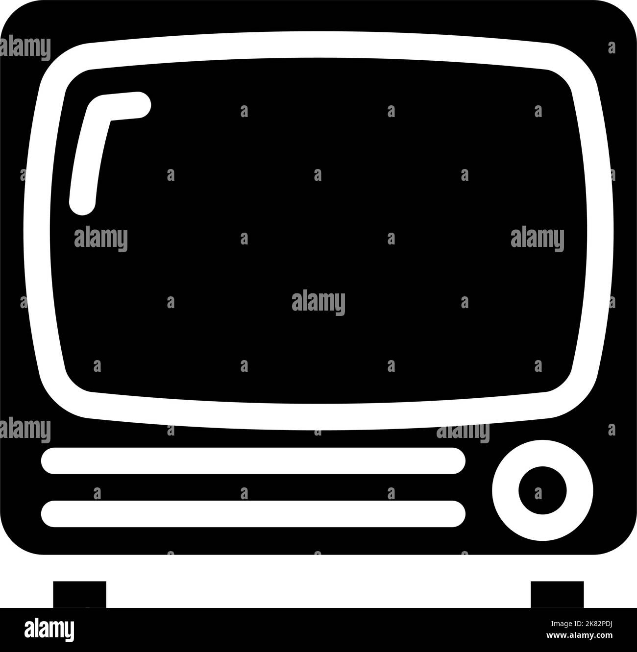 Vintage tv magazine illustration Black and White Stock Photos & Images ...