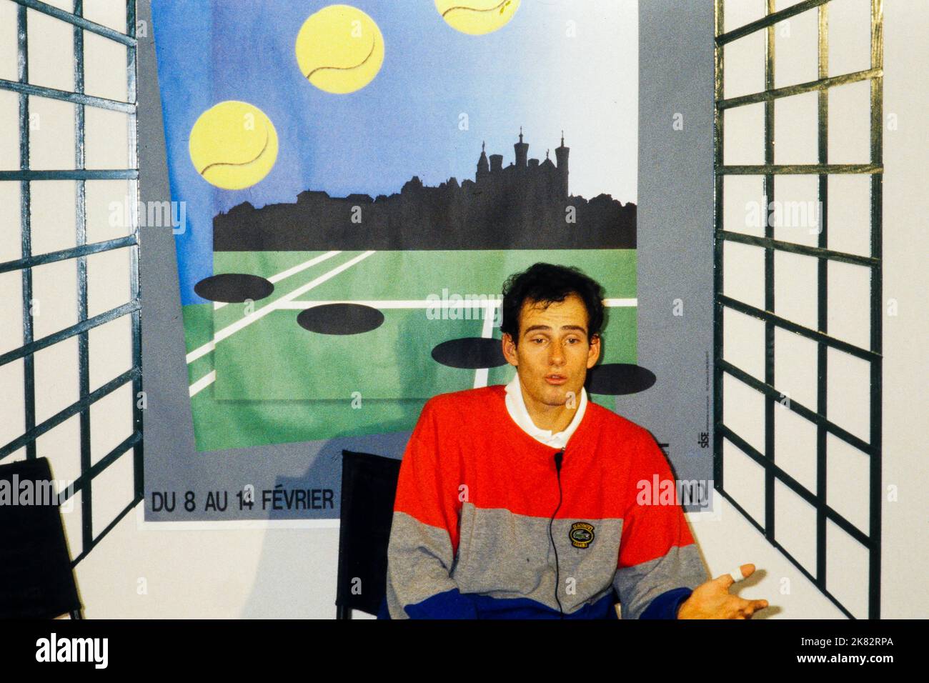 French tennis player Guy Grand Prix de Tennis de Lyon, France