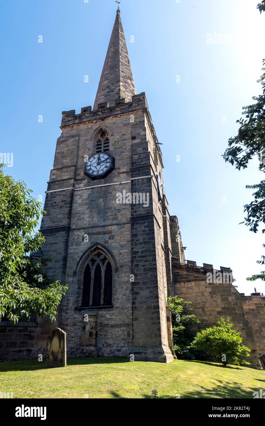 Church of St Peter and St Paul parish church of Pickering, Hall Garth, Pickering, North Yorkshire, Yorkshire, England, UK Stock Photo