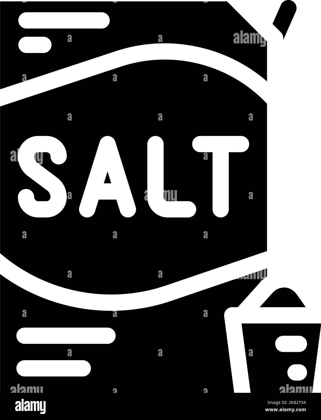 dishwasher salt glyph icon vector illustration Stock Vector Image & Art Alamy