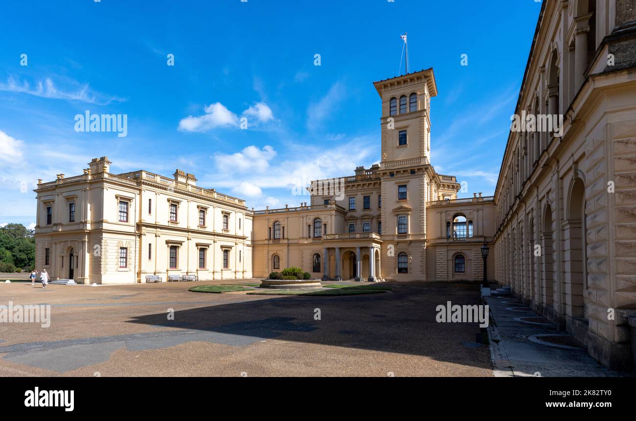 Osborne House, East Cowes, Isle of Wight, England, UK - the home of ...