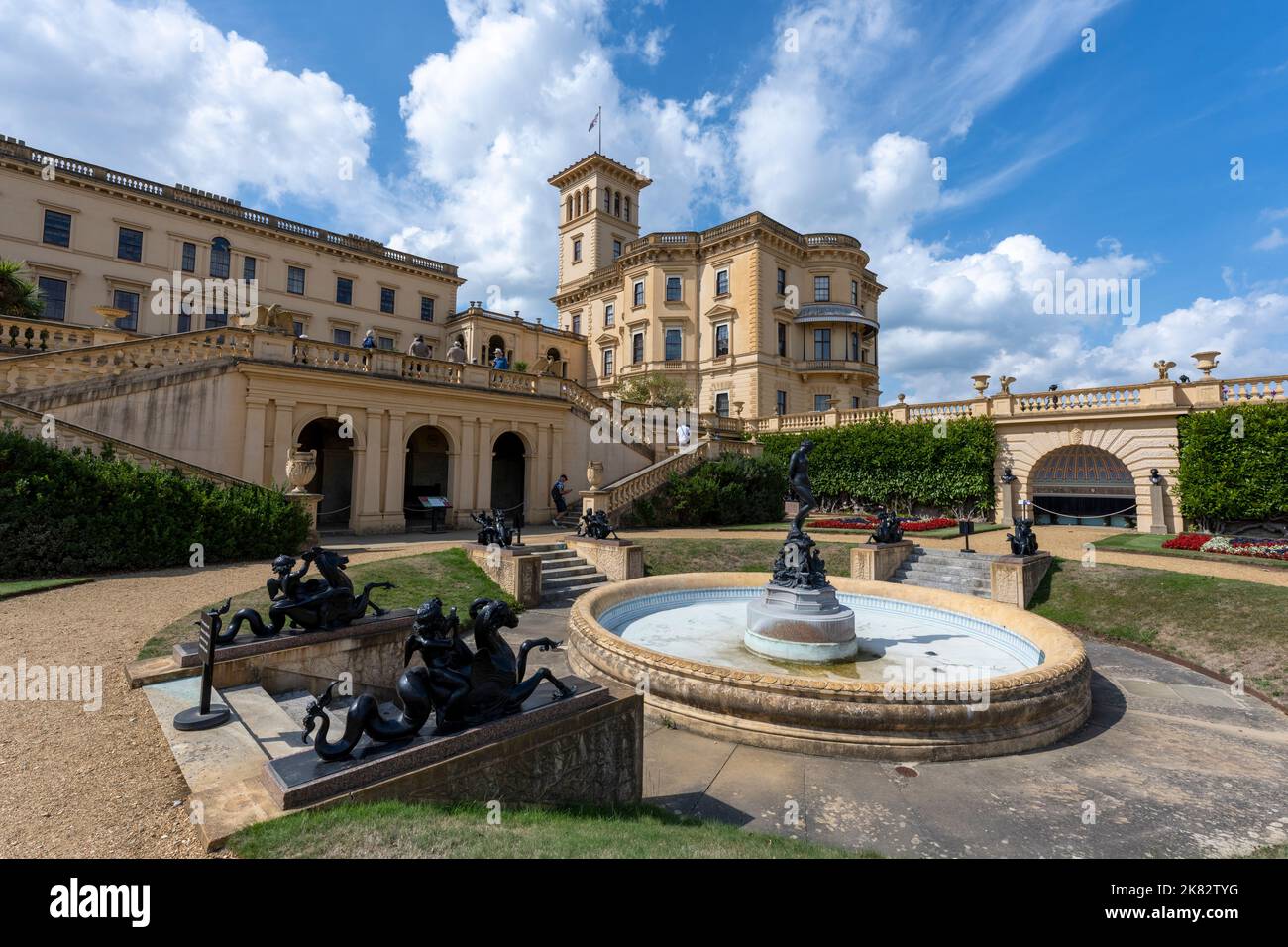 Osborne House, East Cowes, Isle of Wight, England, UK the home of Queen Victoria and Prince