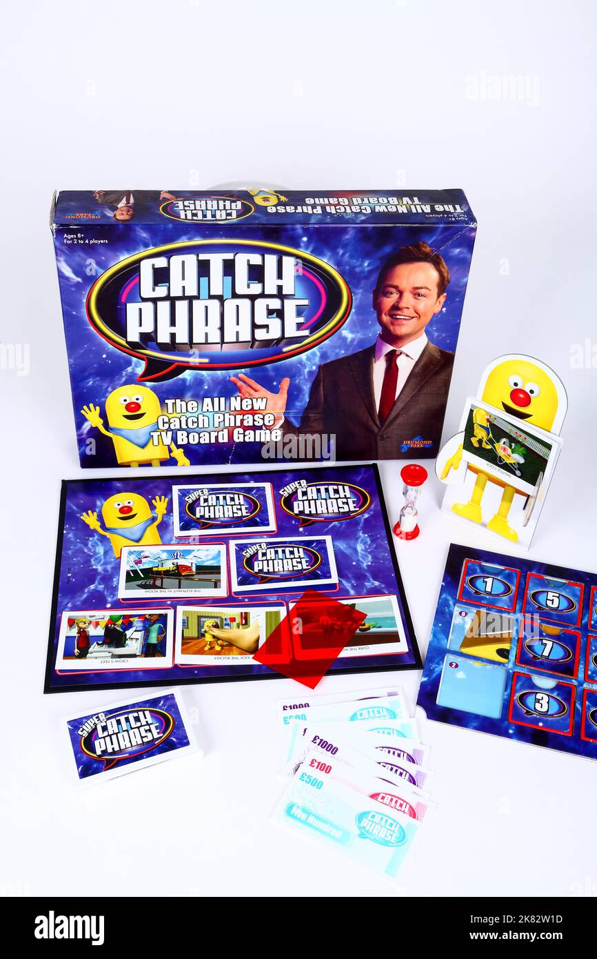 Family board game based on the ITV show Catch Phrase Stock Photo Alamy