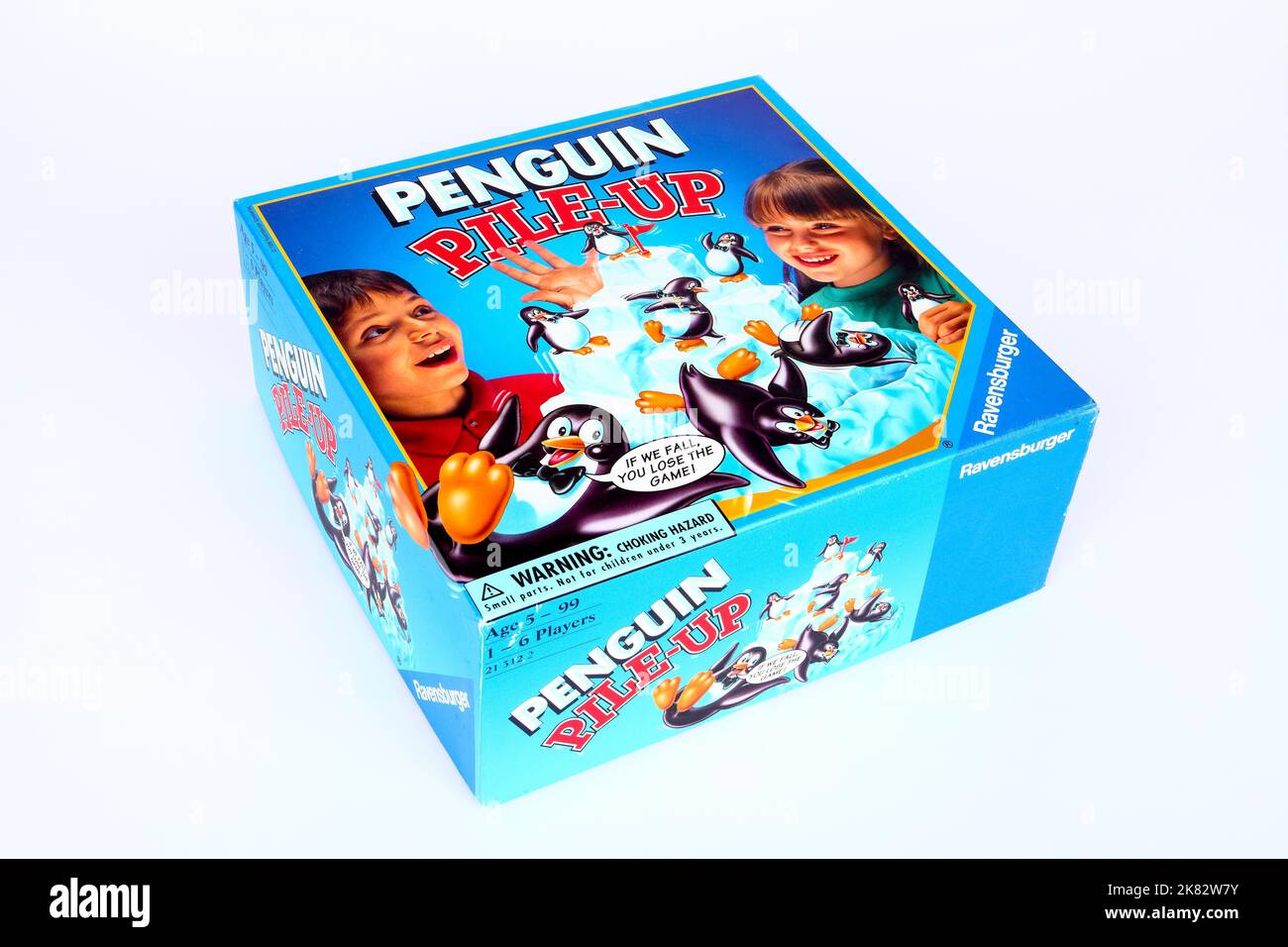 Penguin Pile up game of skill and balance Stock Photo Alamy