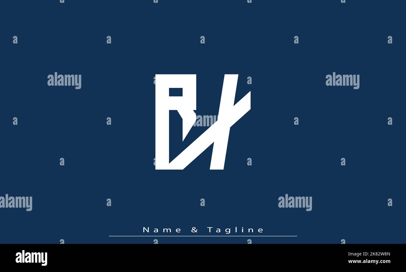 Alphabet letters Initials Monogram logo RX , XR Stock Vector