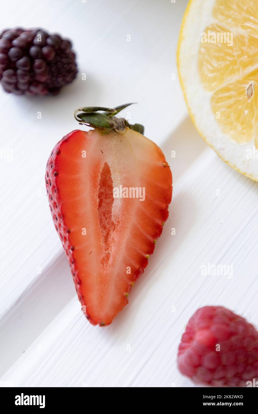 citrus fruit with vitamin c, healthy diet in studio, delicious and