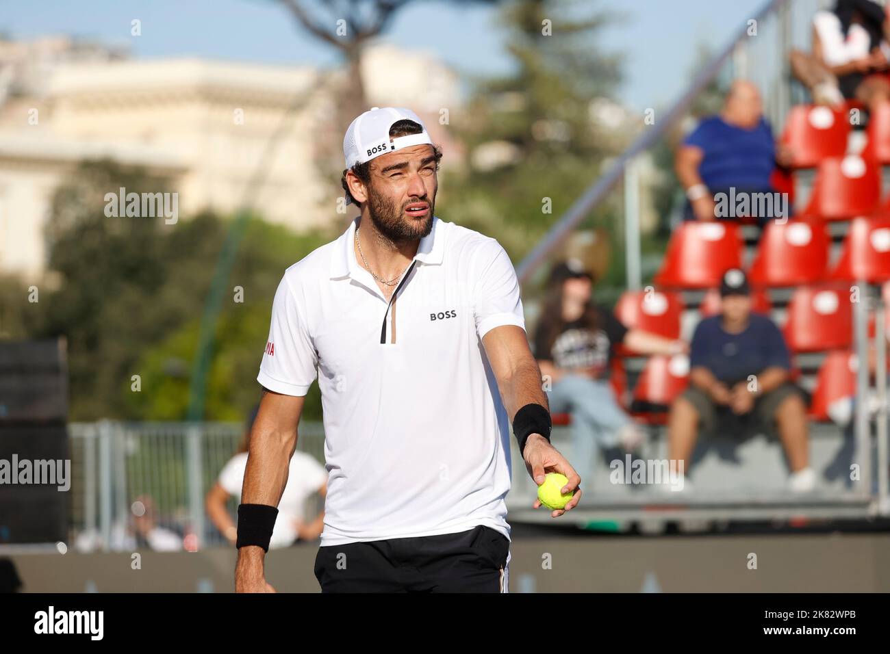 Naples, Italy. 20th Oct, 2022. Tennis Club Napoli, Naples, Italy, October  20, 2022, Matteo Berrettini of Italy during ATP 250 Naples (day4) - Tennis  Internationals Credit: Live Media Publishing Group/Alamy Live News Stock  Photo - Alamy
