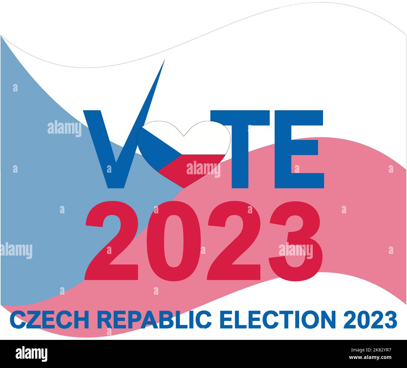 Czech Election Day 2023. President and Parliament. National Day Stock ...