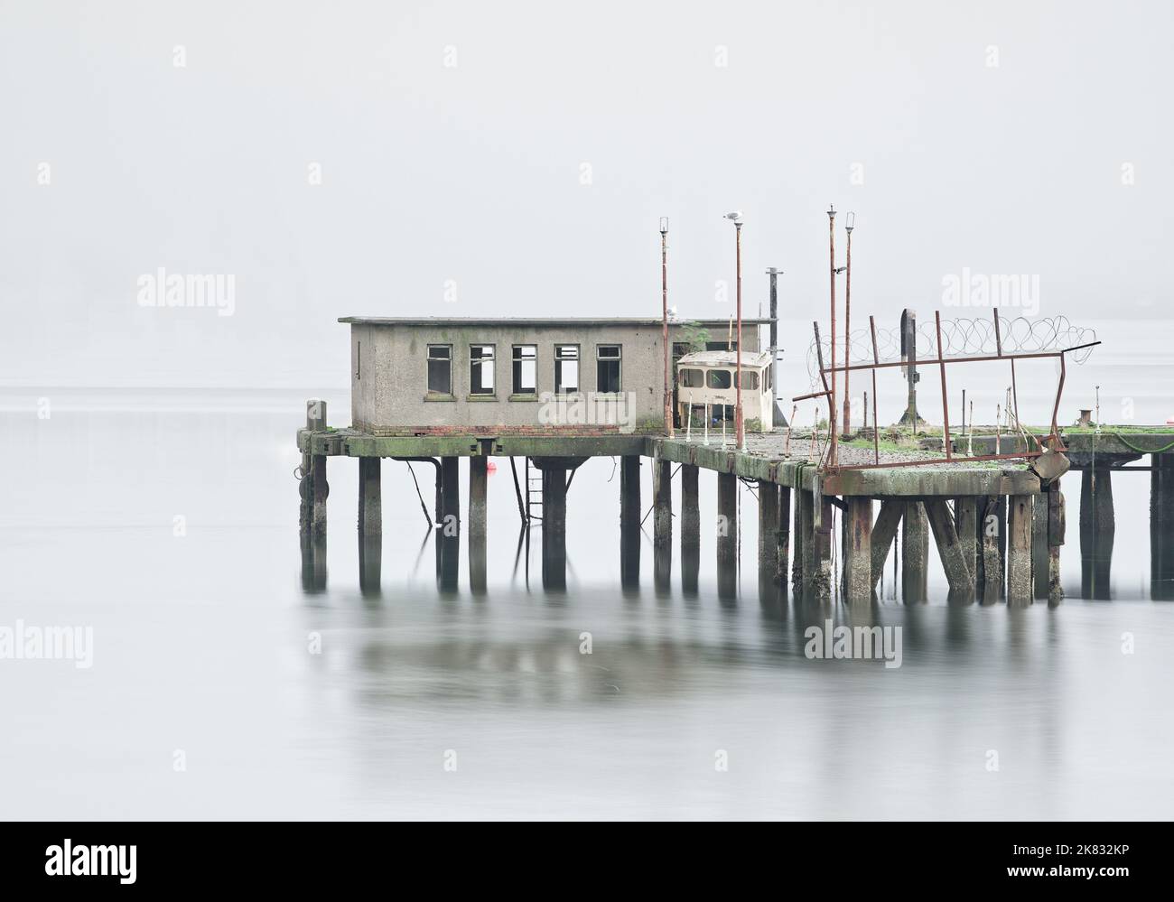 Flooding at Gourock, deep water during bad extreme heavy rain storm