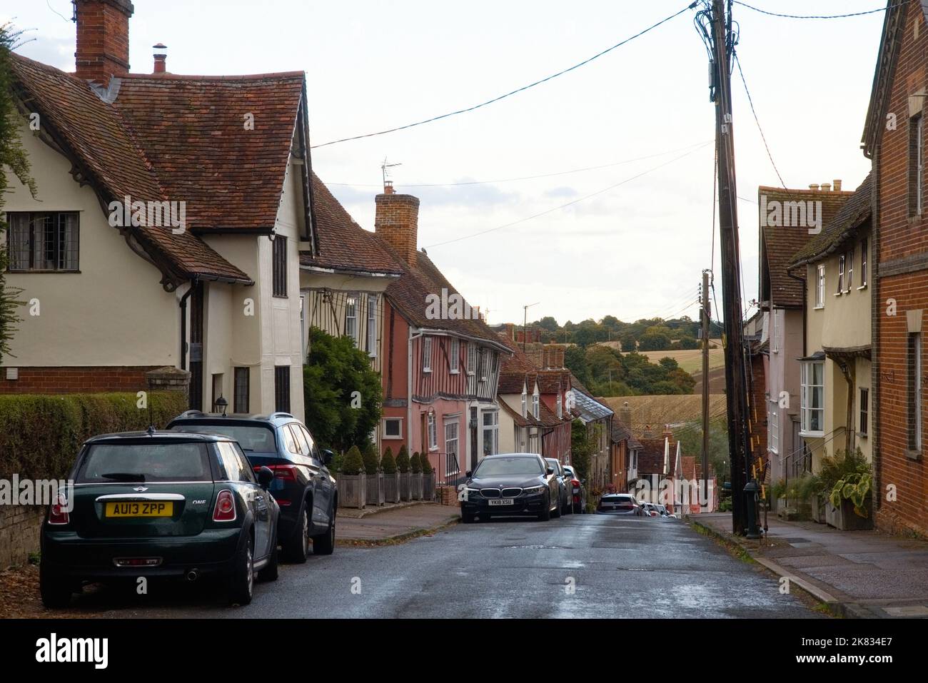Prentice Street in Lavenham, Suffolk Stock Photo Alamy