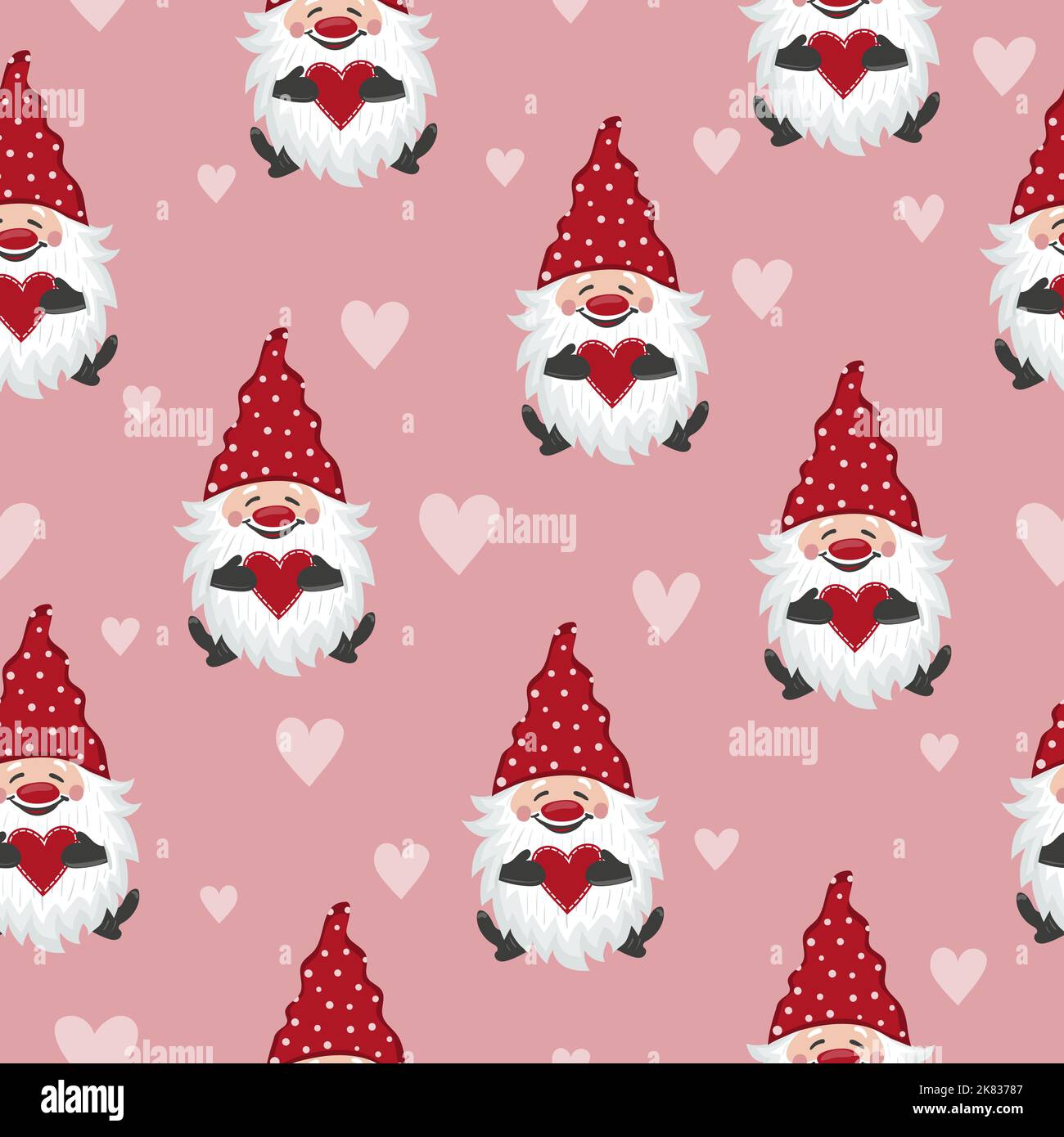 Gnomes pattern Stock Vector Images Alamy