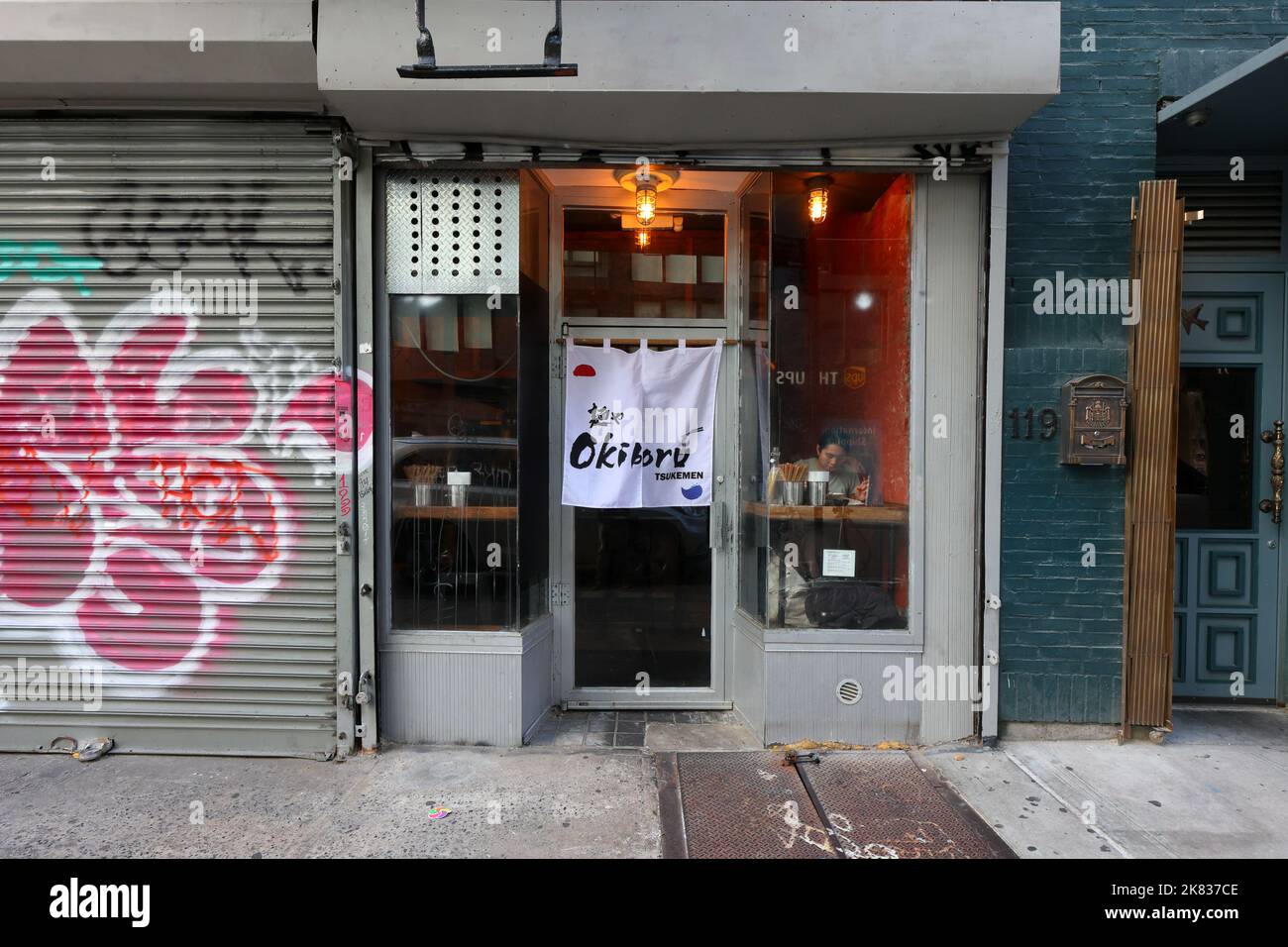 Okiboru House of Tsukemen, 117 Orchard St, New York, NYC storefront