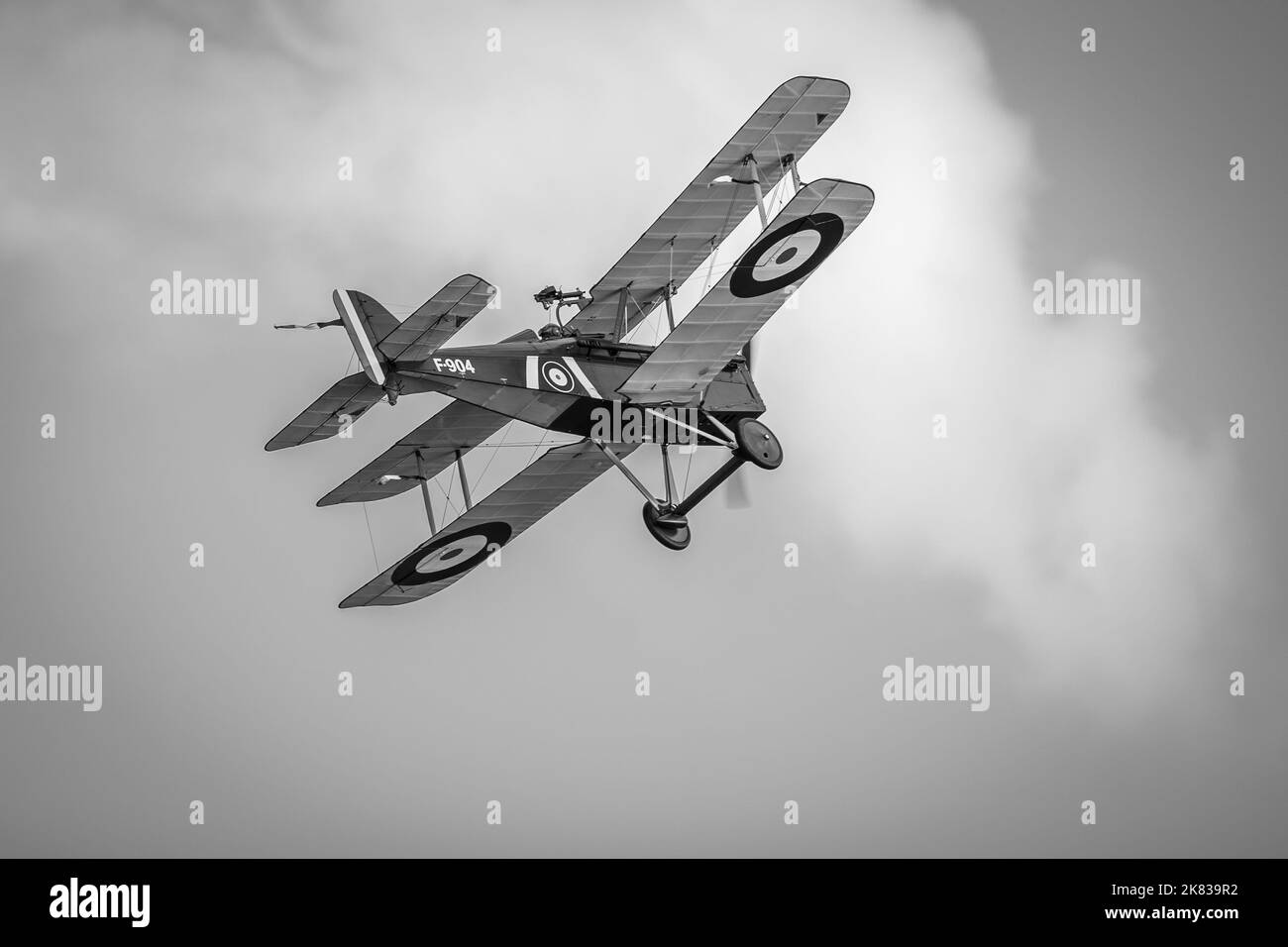 Royal Aircraft Factory S.E.5a World War I Biplane ‘F-904’ airborne at ...