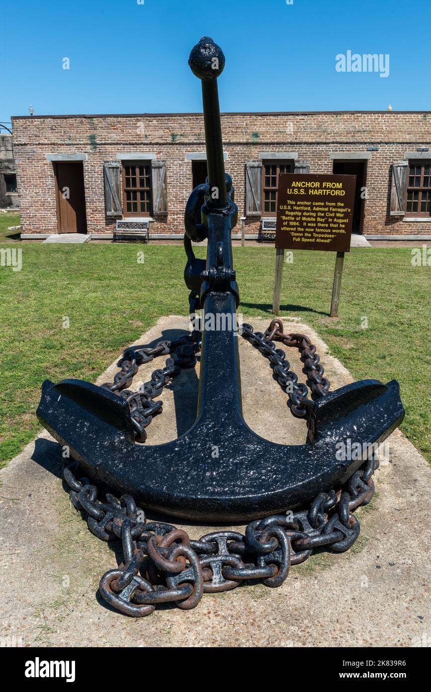Historic Fort Gaines at Dauphin Island in Alabama Stock Photo Alamy