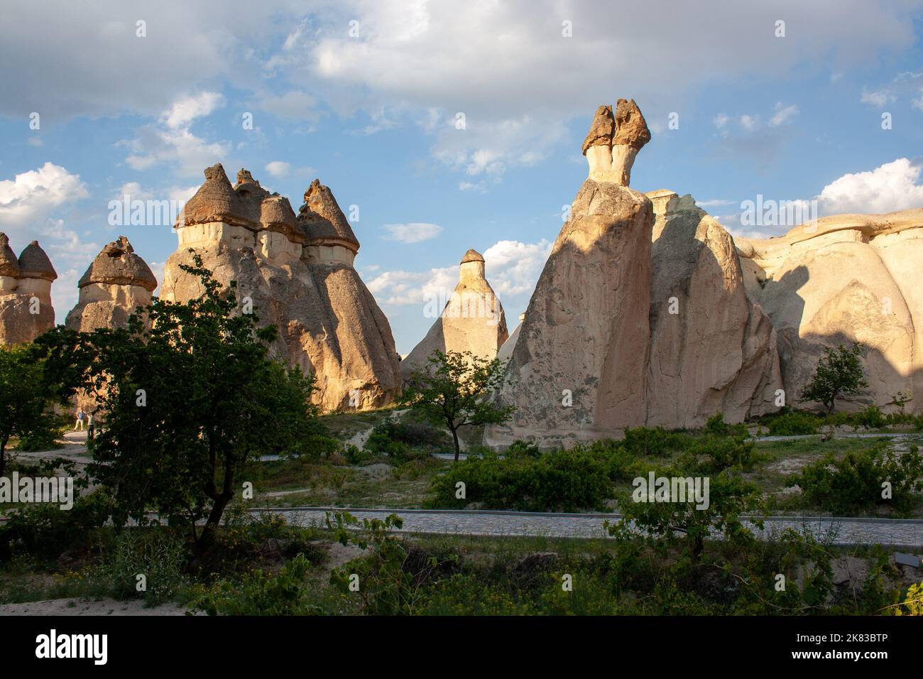 Göreme National Park and the Rock Sites. Fairy Chimneys rock formation ...