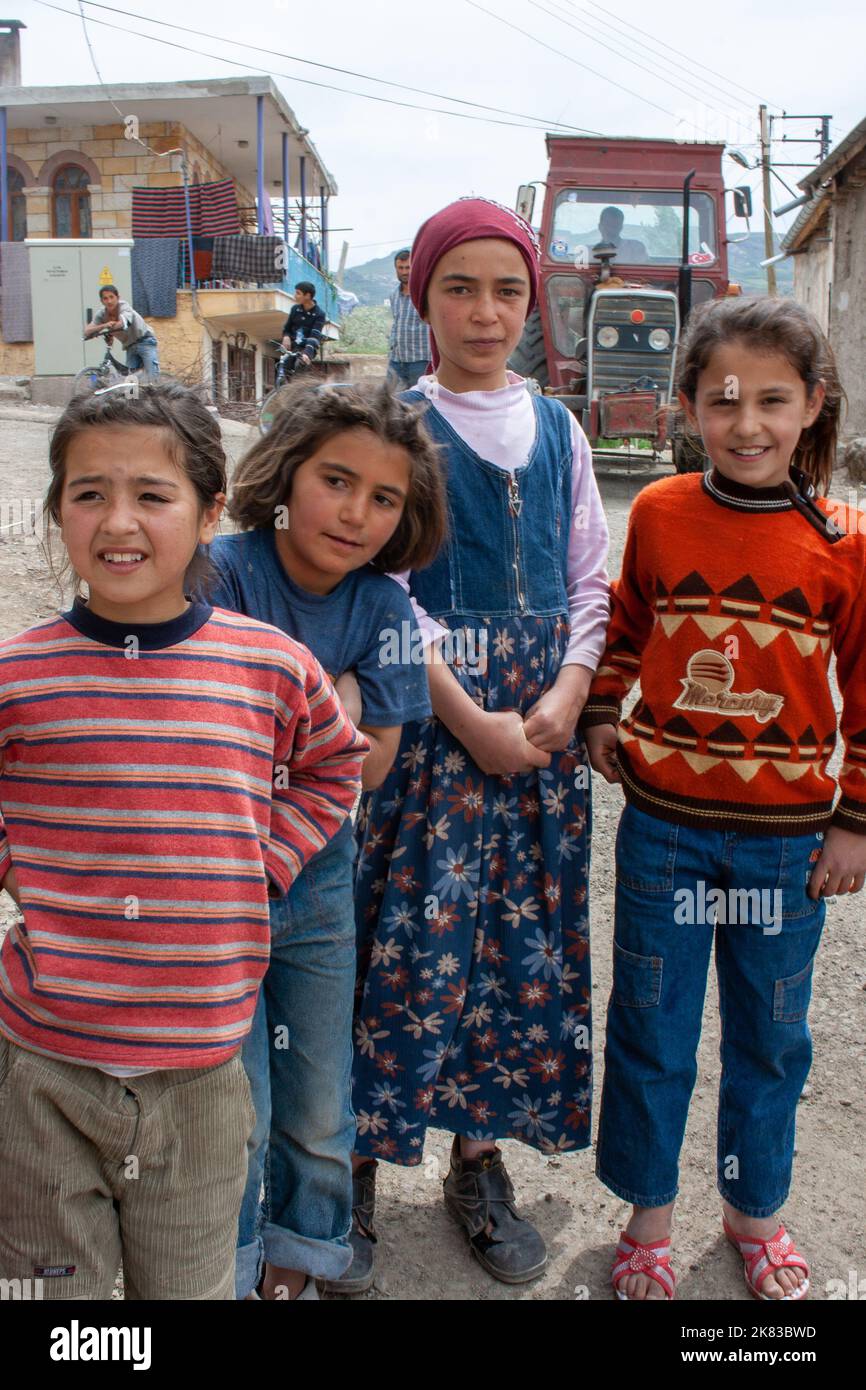 Local children residents in Cappadocia Turkey Stock Photo Alamy