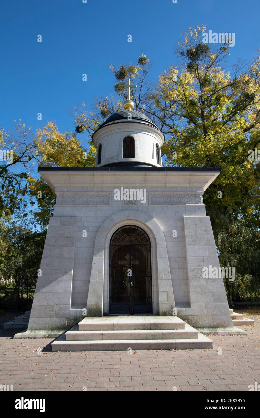 Mausoleum in Kerepesi Cemetery, Budapest, Hungary Stock Photo