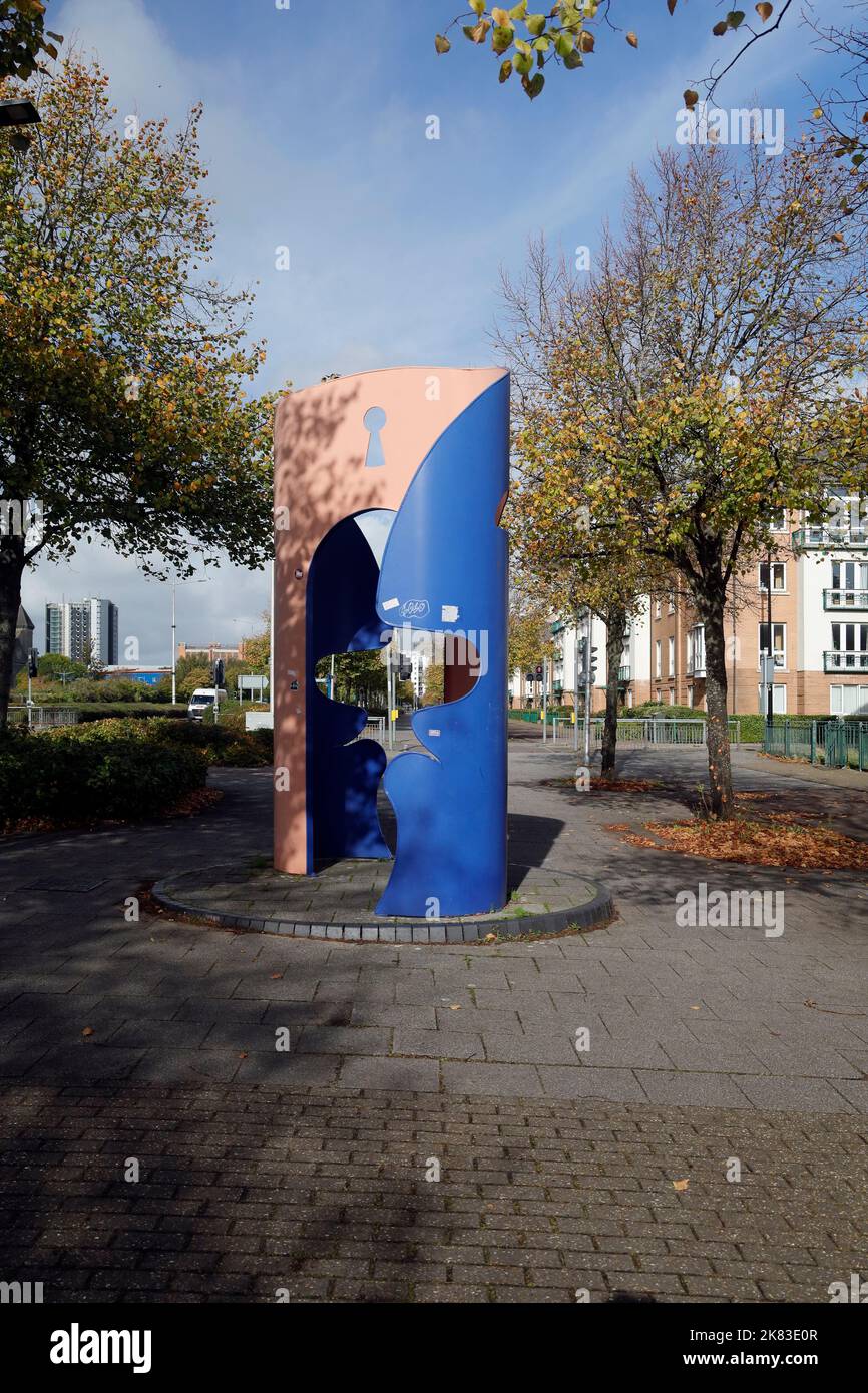 Sculpture / public artwork. Lloyd Avenue, Cardiff Bay. October