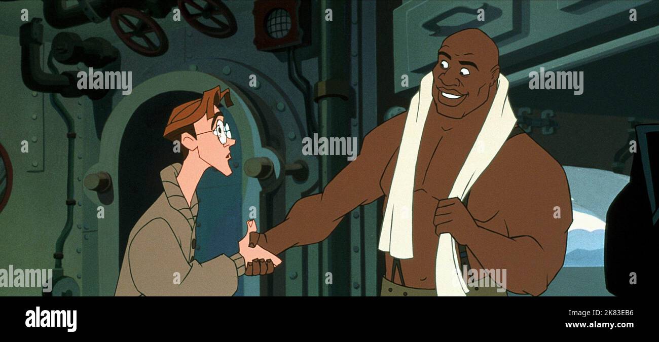 Milo Thatch & Dr Joshua Sweet Film Atlantis The Lost Empire (USA 2001) Director Gary