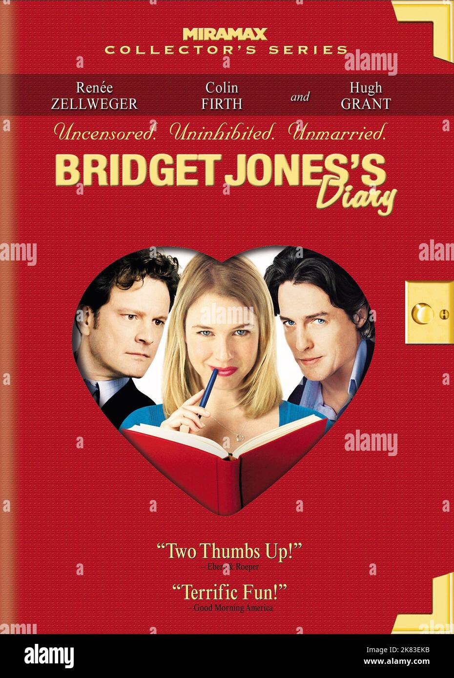 Movie Poster Film: Bridget Jones'S Diary (UK/IRL/FR/USA 2001)   Director: Sharon Maguire 04 April 2001   **WARNING** This Photograph is for editorial use only and is the copyright of WORKING TITLE and/or the Photographer assigned by the Film or Production Company and can only be reproduced by publications in conjunction with the promotion of the above Film. A Mandatory Credit To WORKING TITLE is required. The Photographer should also be credited when known. No commercial use can be granted without written authority from the Film Company. Stock Photo