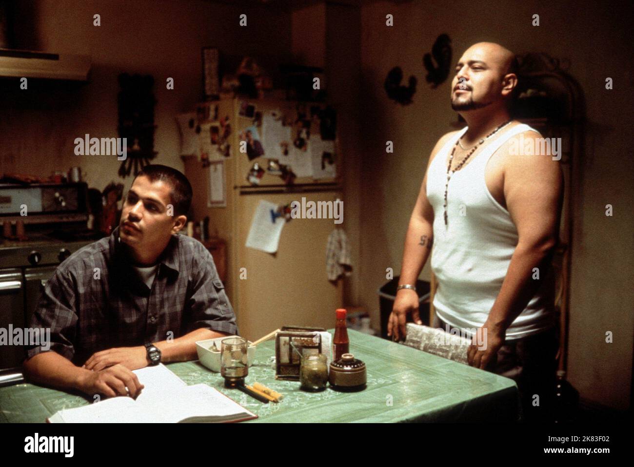 Jay Hernandez & Rolando Molina Film: Crazy/Beautiful (2001) Characters: Carlos & Hector  Director: John Stockwell 28 June 2001   **WARNING** This Photograph is for editorial use only and is the copyright of WALT DISNEY and/or the Photographer assigned by the Film or Production Company and can only be reproduced by publications in conjunction with the promotion of the above Film. A Mandatory Credit To WALT DISNEY is required. The Photographer should also be credited when known. No commercial use can be granted without written authority from the Film Company. Stock Photo