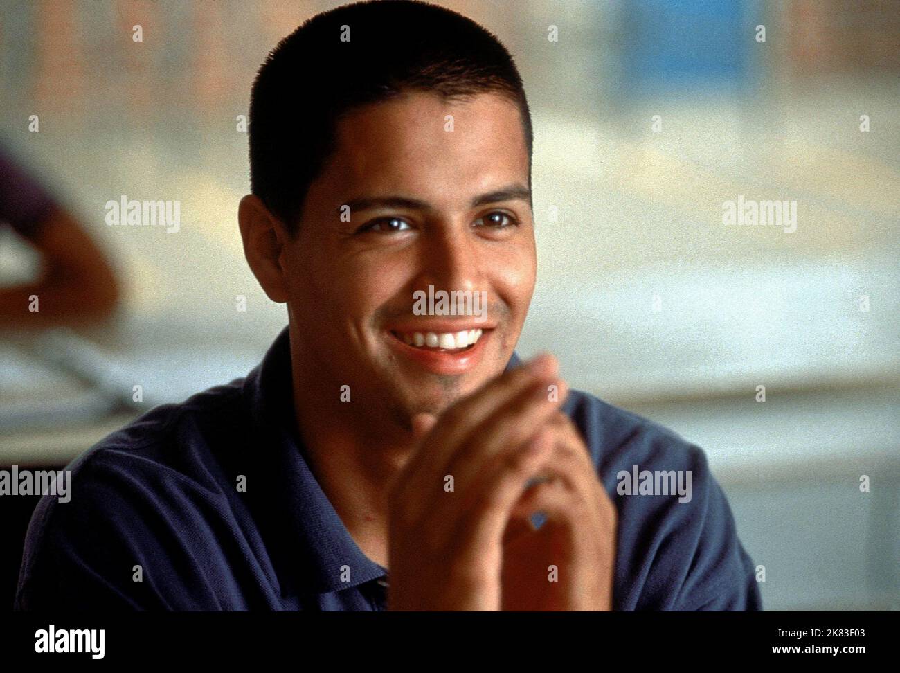 Jay Hernandez Film: Crazy/Beautiful (2001) Characters: Carlos  Director: John Stockwell 28 June 2001   **WARNING** This Photograph is for editorial use only and is the copyright of WALT DISNEY and/or the Photographer assigned by the Film or Production Company and can only be reproduced by publications in conjunction with the promotion of the above Film. A Mandatory Credit To WALT DISNEY is required. The Photographer should also be credited when known. No commercial use can be granted without written authority from the Film Company. Stock Photo