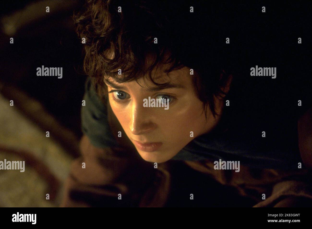 Elijah Wood Film: The Lord Of The Rings: The Fellowship Of The Ring; The Lord Of The Rings I (USA/NZ 2001) Characters: Frodo Baggins  Director: Peter Jackson 10 December 2001   **WARNING** This Photograph is for editorial use only and is the copyright of NEW LINE CINEMA and/or the Photographer assigned by the Film or Production Company and can only be reproduced by publications in conjunction with the promotion of the above Film. A Mandatory Credit To NEW LINE CINEMA is required. The Photographer should also be credited when known. No commercial use can be granted without written authority fro Stock Photo