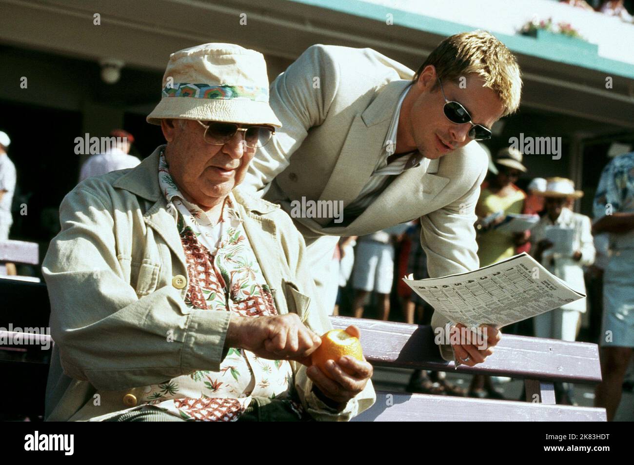 Carl Reiner & Brad Pitt Film: Ocean'S Eleven; Ocean'S 11 (USA 2001