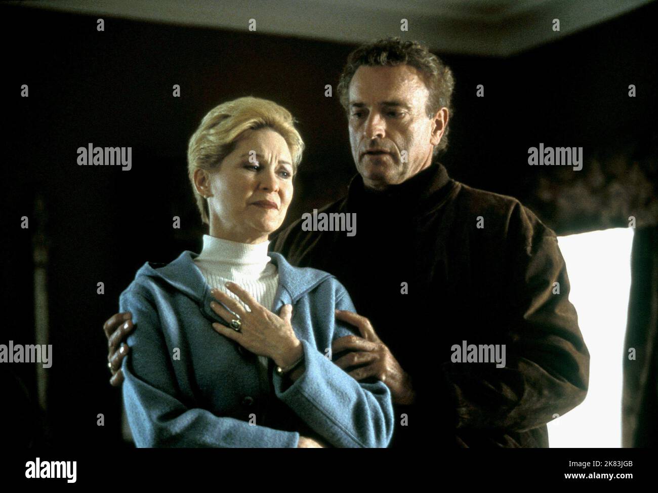 Dee Wallace-Stone & Kevin Dobson Film: She'S No Angel (2001) Characters: & Donald Shawnessy  Director: Rachel Feldman 02 November 2001   **WARNING** This Photograph is for editorial use only and is the copyright of ULTIMATE EFFECTS and/or the Photographer assigned by the Film or Production Company and can only be reproduced by publications in conjunction with the promotion of the above Film. A Mandatory Credit To ULTIMATE EFFECTS is required. The Photographer should also be credited when known. No commercial use can be granted without written authority from the Film Company. Stock Photo