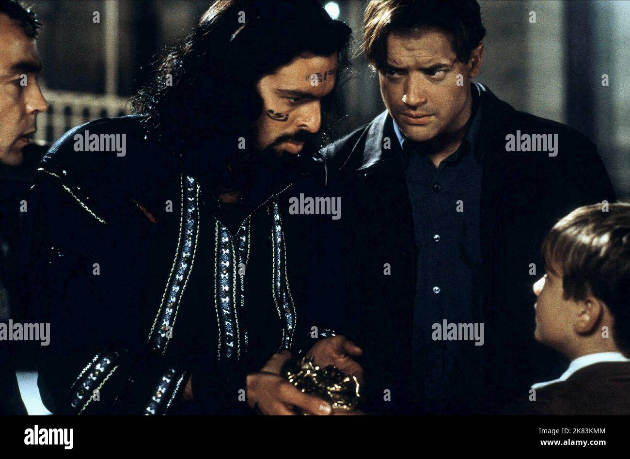 Oded Fehr, Brendan Fraser & Freddie Boath Film The Mummy Returns (USA 2001) Characters Ardeth