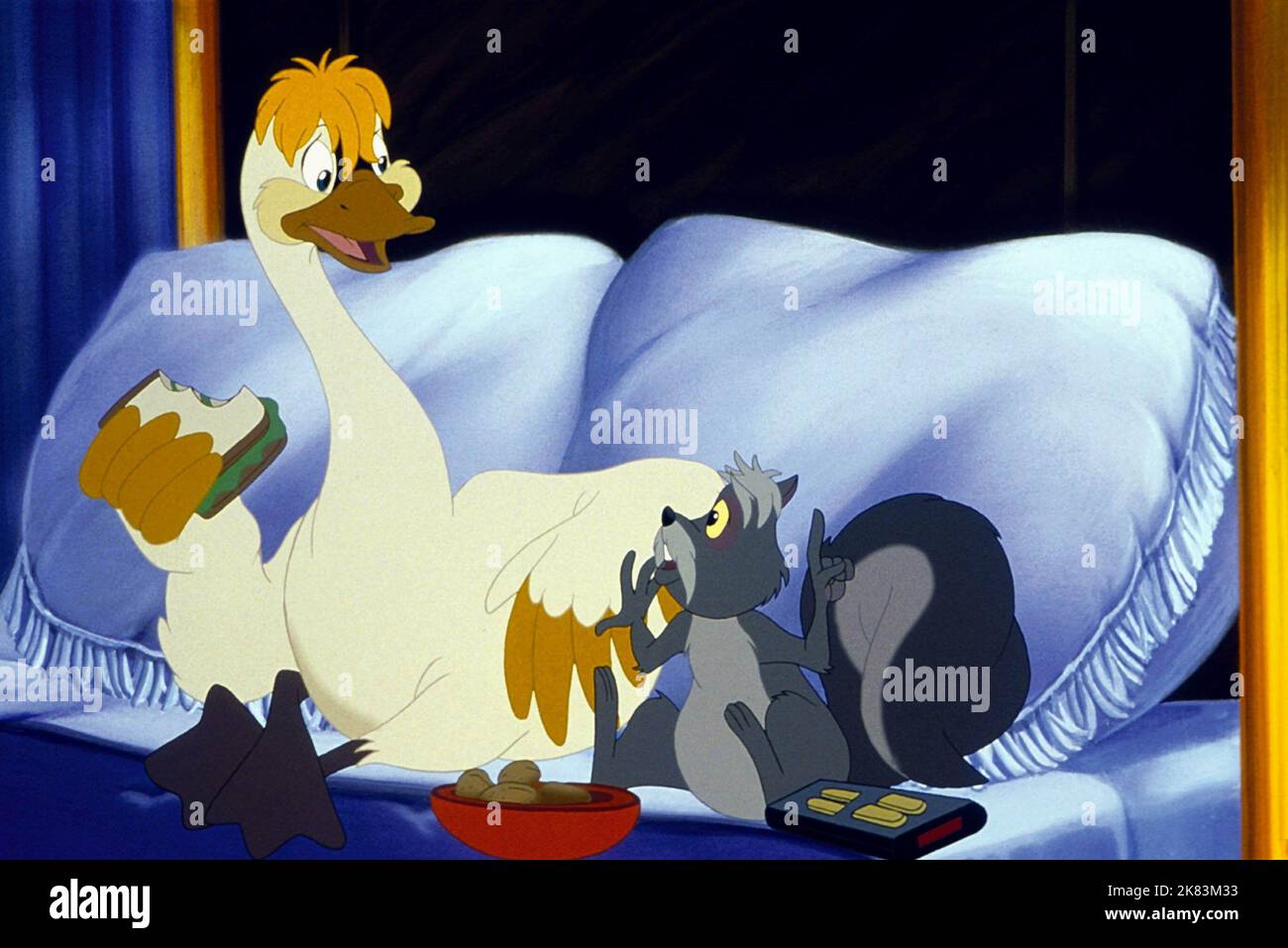 Squirrel Swan Louie squirrel trumpet swan 2001 hi-res stock photography and images ...