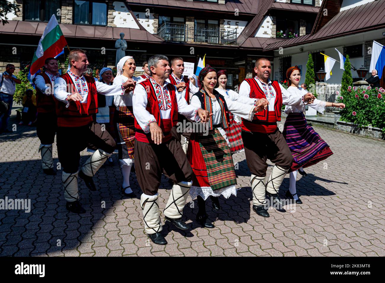 Zakopane,Miedzynarodowy Festiwal Folkloru Ziem Gorskich  ,  fot.Wojciech Fondalinski Stock Photo
