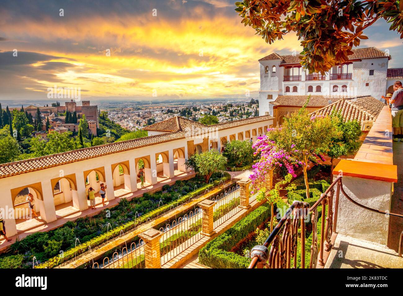 Historical Alhambra in Granada, Spain Stock Photo Alamy