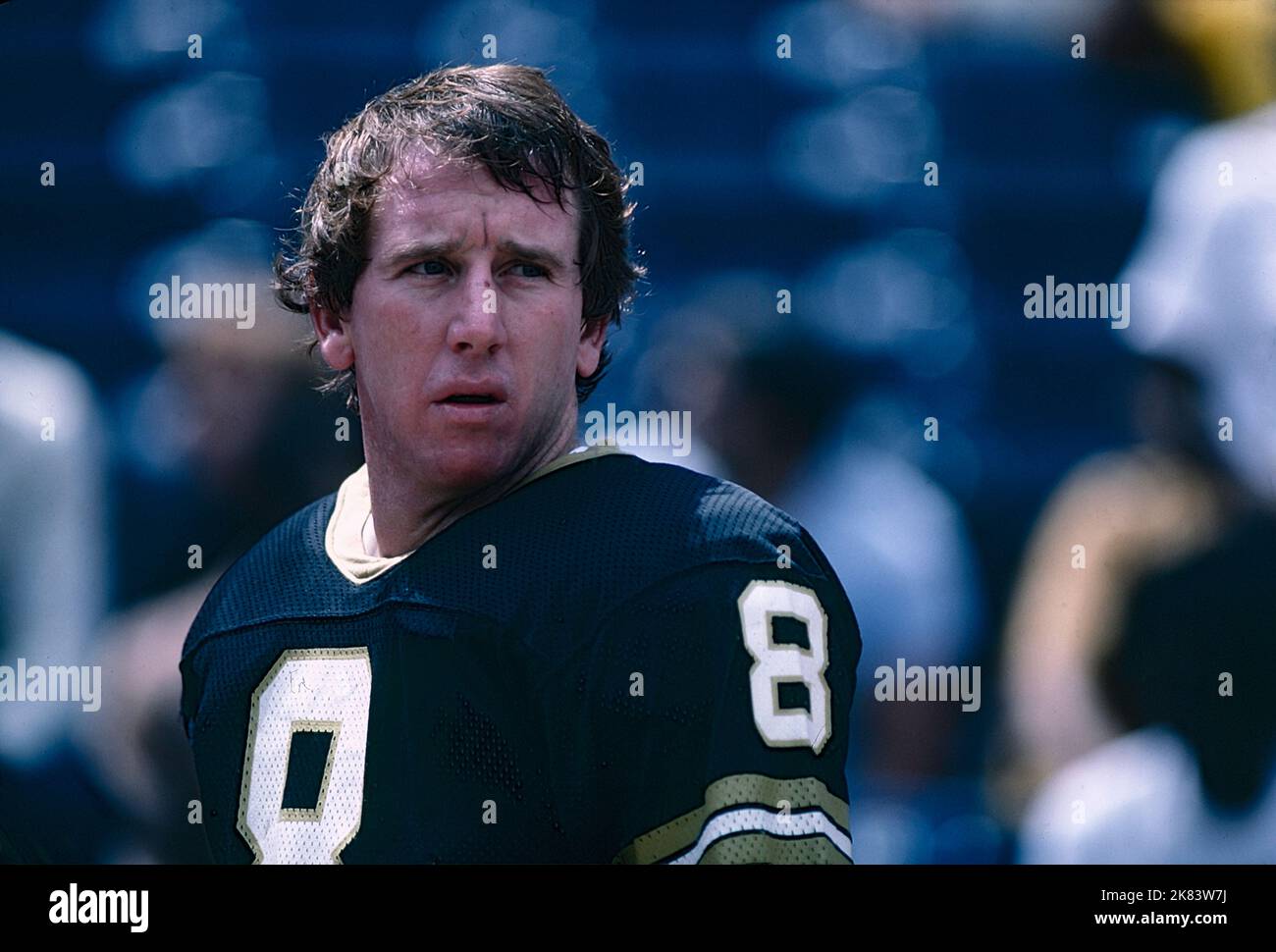 thumbnail interactive-video image 1 of Archie Manning Custom New Orleans Saints Football Jersey, Black/White, S-3XL 1 of 5