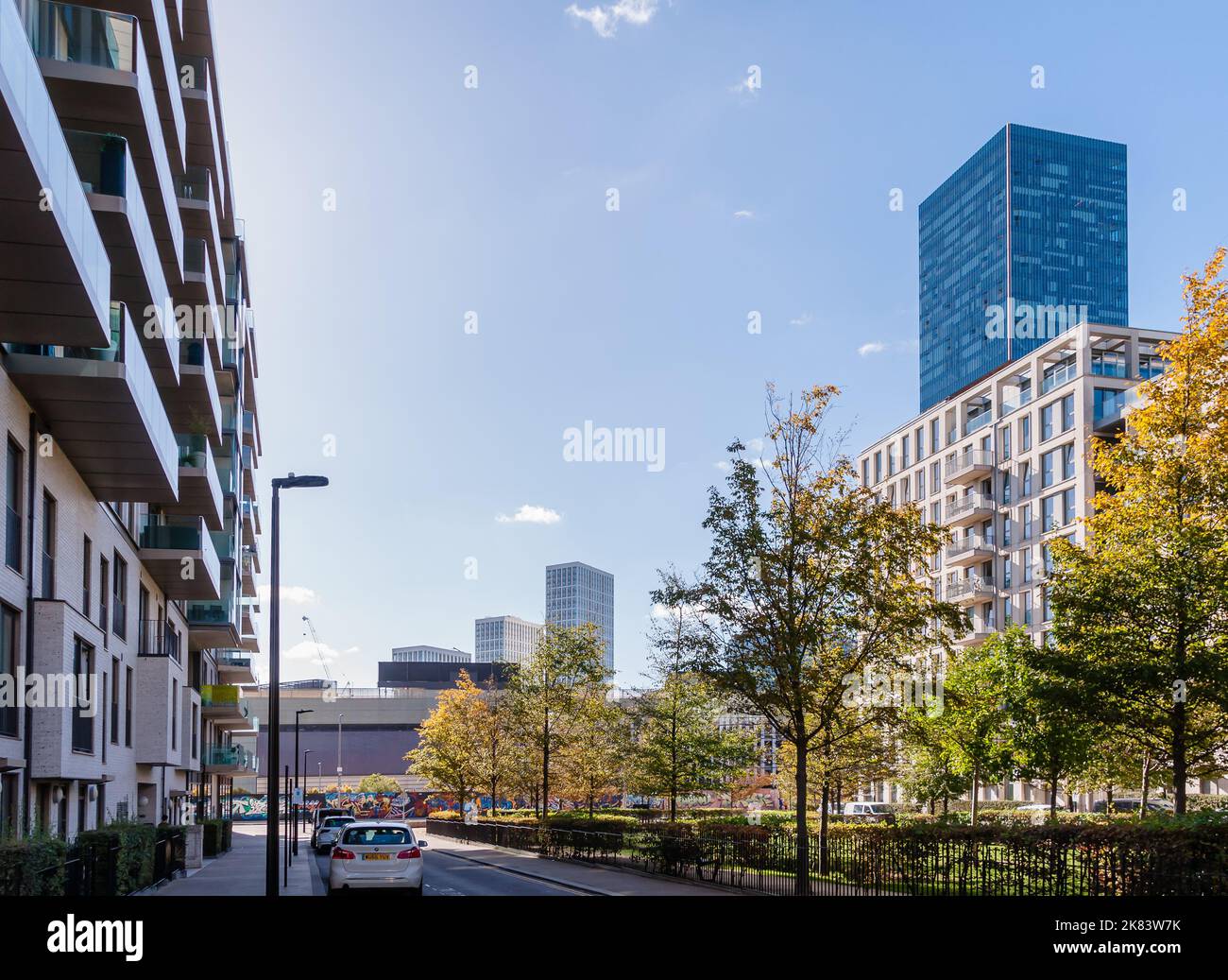 New housing development at East village E20 on the former Olympic
