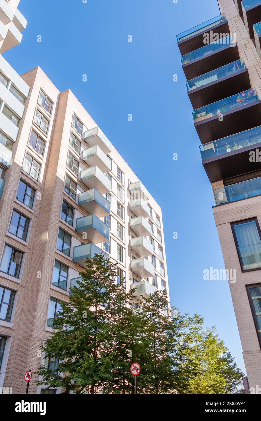 New housing development at East village E20 on the former Olympic