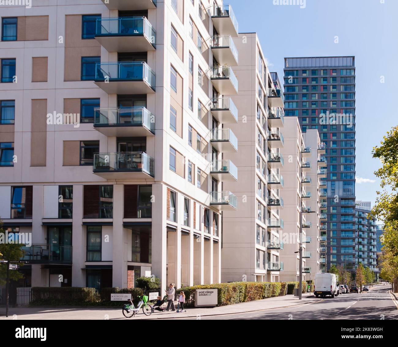 New housing development at East village E20 on the former Olympic