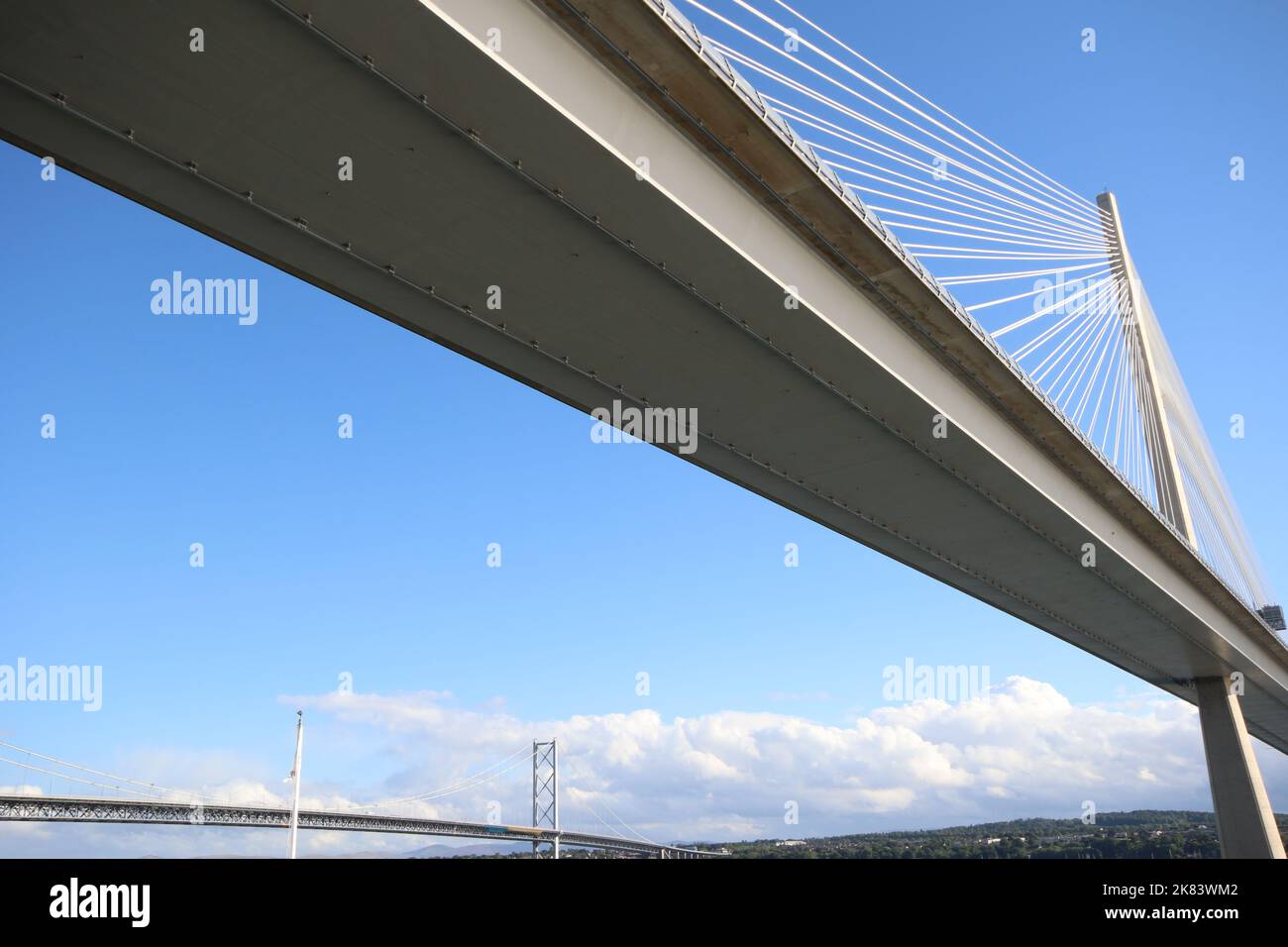 The Three Bridges of Edinburgh, Scotland Stock Photo