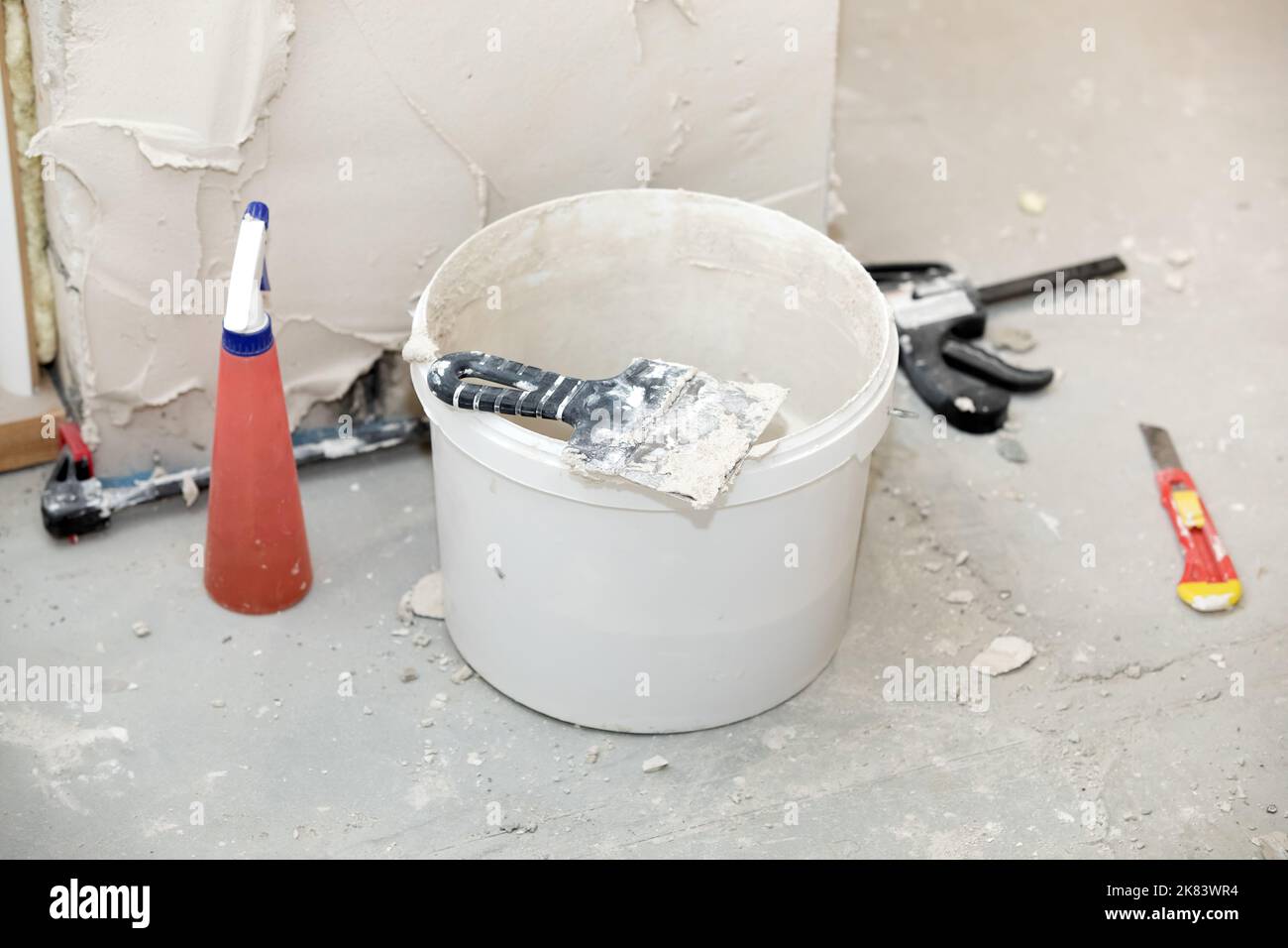 Photo inspiration: Gallery Detail: Wall With Fresh Plaster On It Home Apartment Renovation Process