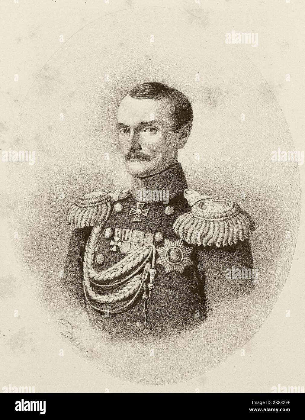 Adjutant General Vladimir Alekseevich Kornilov. Stock Photo