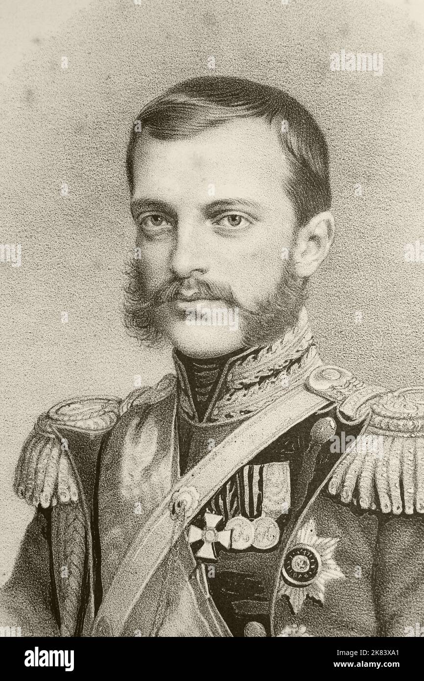 Grand Duke Michael Nikolaevich (Mikhail Nikolayevich) Romanov. Stock Photo