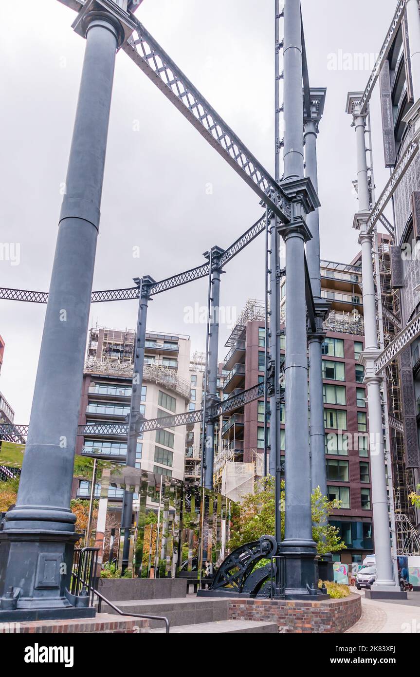 Kings cross gas holder park hires stock photography and images Alamy