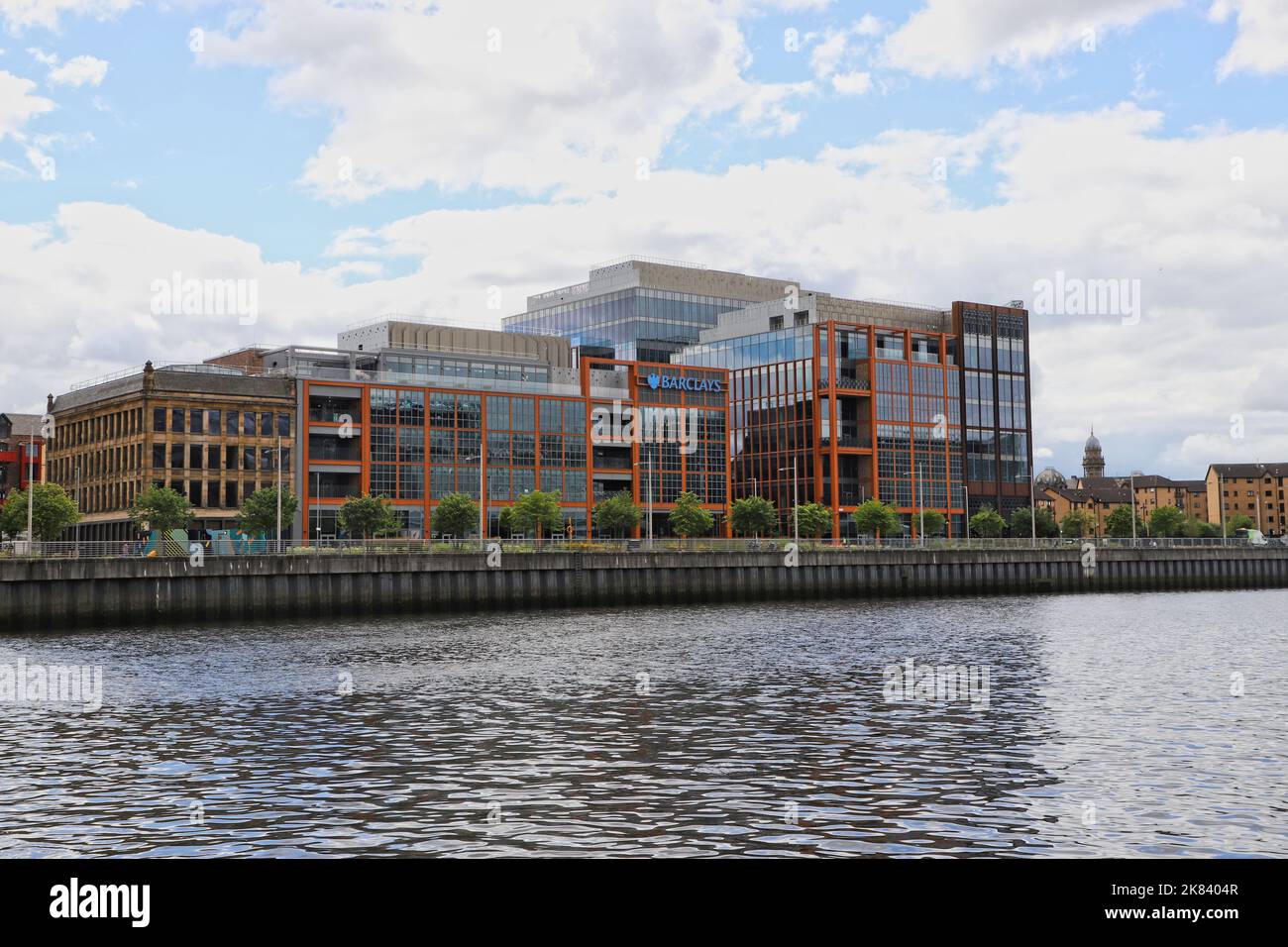 Barclays Glasgow Campus By River Clyde Glasgow Scotland July 2022 Stock Barclays Glasgow Campus By River Clyde Glasgow Scotland July 2022 Stock