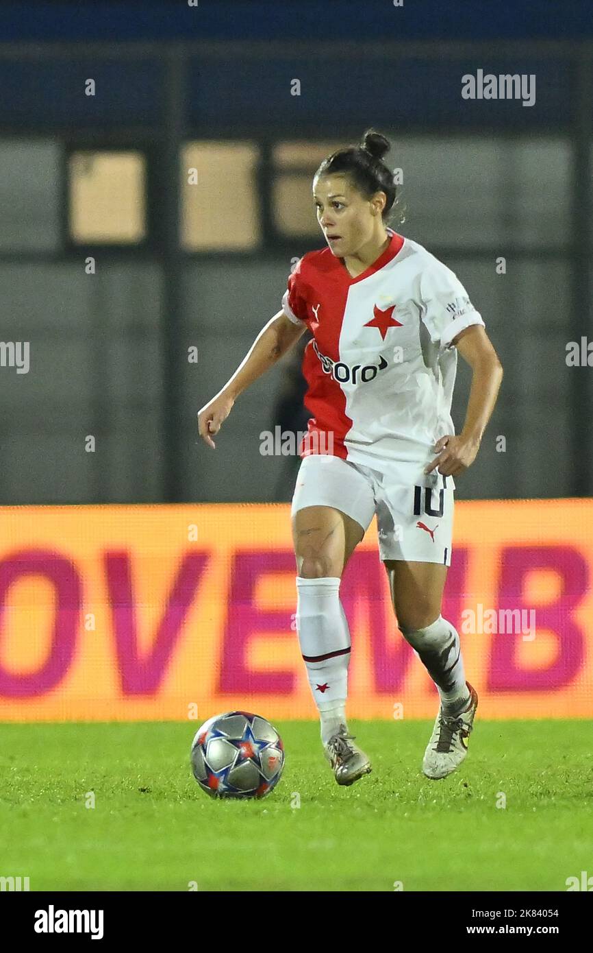 SK Brann (w) x Slavia Praha (w) 22/11/2023 na Liga dos Campeões da UEFA  Feminina 2023/24, Futebol