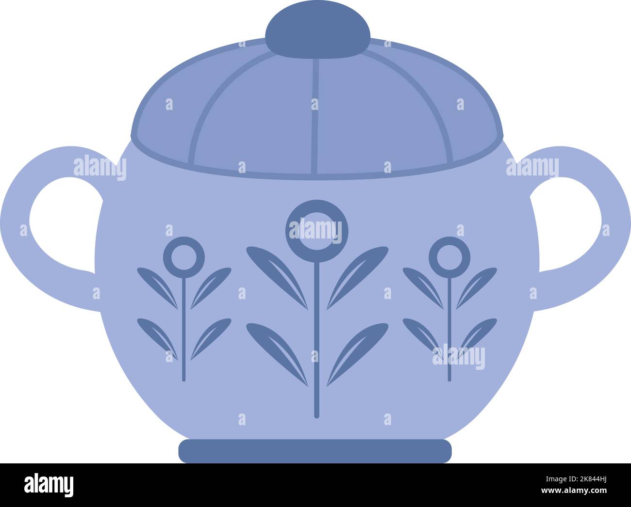 ceramic pot kitchen Stock Vector Image & Art - Alamy