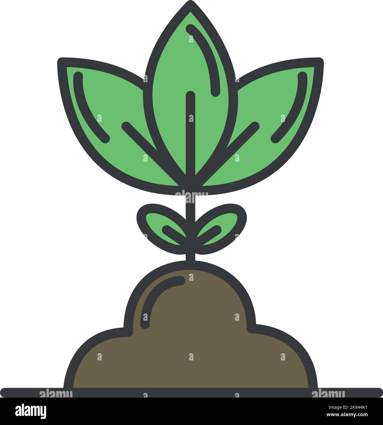ecology plant icon Stock Vector Image & Art - Alamy