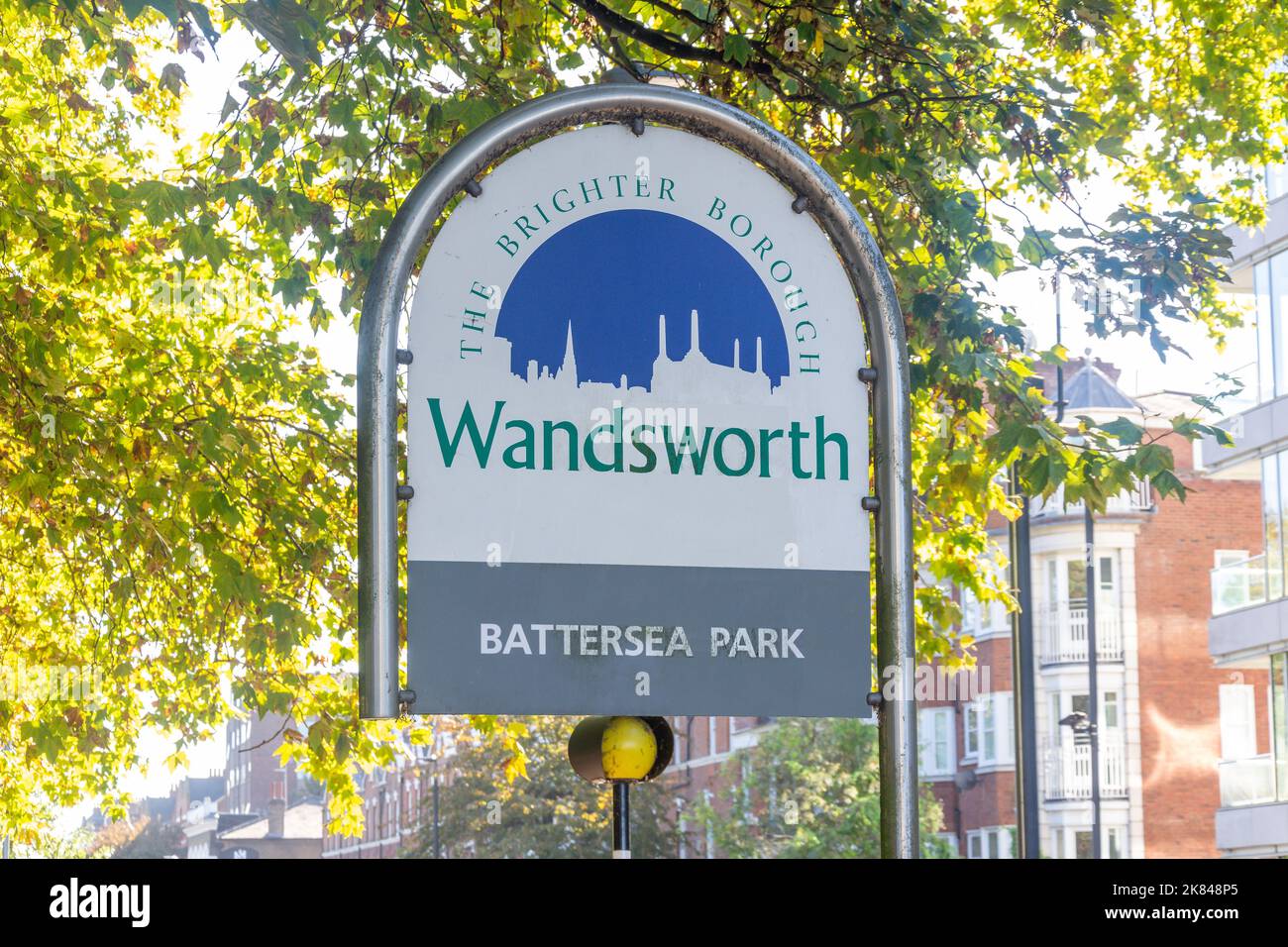 Wandsworth borough council sign albert bridge road battersea lon hires
